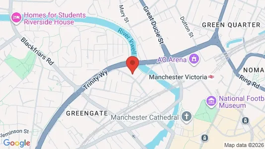 Apartments for rent i Salford - Lancashire - kort over placeringen