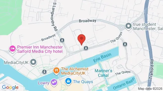 Apartments for rent i Salford - Lancashire - kort over placeringen