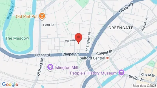 Apartments for rent i Salford - Lancashire - kort over placeringen