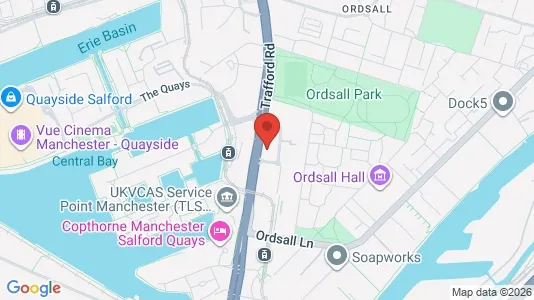 Apartments for rent i Salford - Lancashire - kort over placeringen