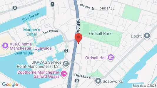 Apartments for rent i Salford - Lancashire - kort over placeringen