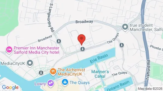 Apartments for rent i Salford - Lancashire - kort over placeringen