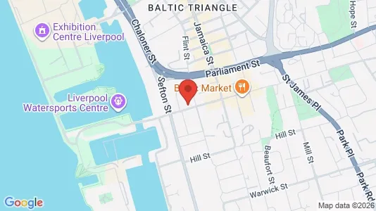Apartments for rent i Liverpool - Merseyside - kort over placeringen