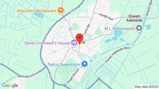 Apartments for rent i Ely - Cambridgeshire - kort over placeringen