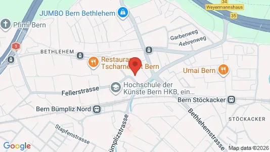 Apartments for rent i Bern-Mittelland - kort over placeringen