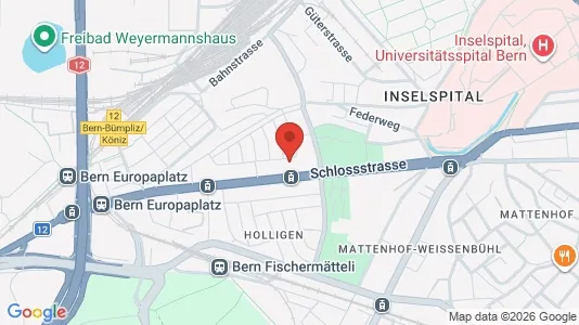 Apartments for rent i Bern-Mittelland - kort over placeringen