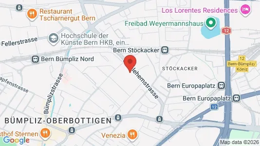 Apartments for rent i Bern-Mittelland - kort over placeringen