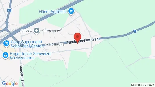 Apartments for rent i Bern-Mittelland - kort over placeringen