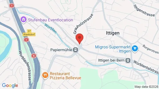 Apartments for rent i Bern-Mittelland - kort over placeringen