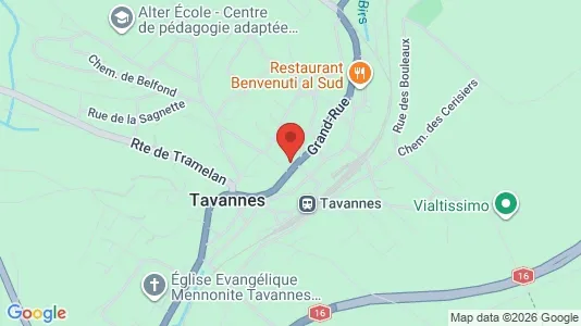 Apartments for rent i Berner Jura - kort over placeringen