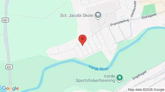 Apartments for rent i Varde - kort over placeringen