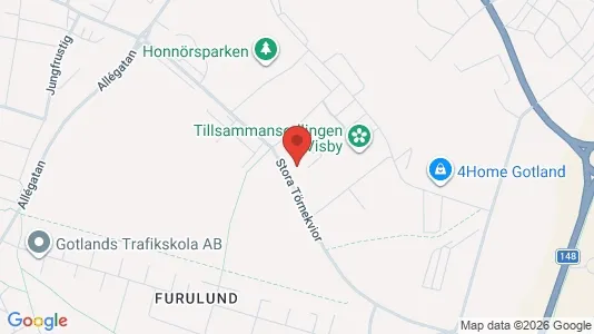 Apartments for rent i Gotland - kort over placeringen