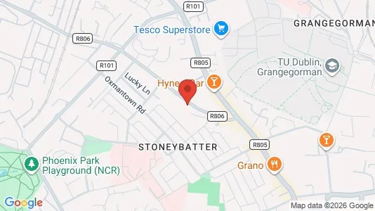 Apartments for rent i Dublin 7 - kort over placeringen