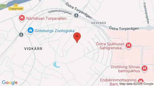 Apartments for rent i Örgryte-Härlanda - kort over placeringen