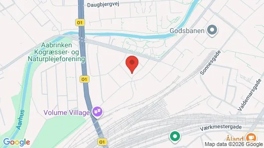 Apartments for rent i Aarhus C - kort over placeringen