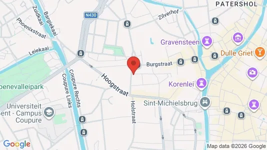 Apartments for rent i Stad Gent - kort over placeringen