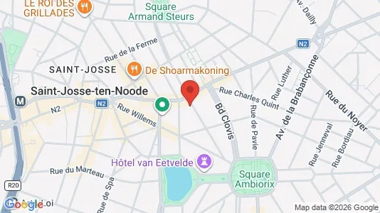 Apartments for rent i Stad Brussel - kort over placeringen