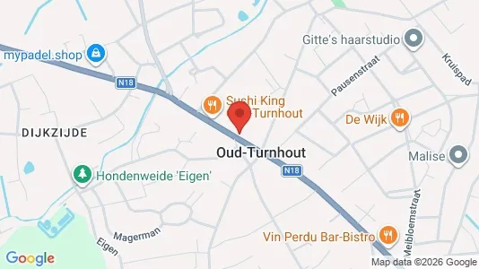 Apartments for rent i Oud-Turnhout - kort over placeringen