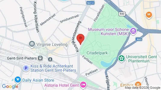 Apartments for rent i Stad Gent - kort over placeringen