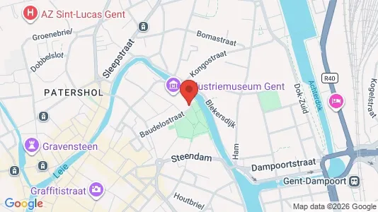 Apartments for rent i Stad Gent - kort over placeringen