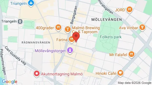 Apartments for rent i Malmö City - kort over placeringen