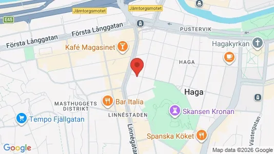 Apartments for rent i Gothenburg City Centre - kort over placeringen