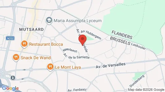 Apartments for rent i Stad Brussel - kort over placeringen