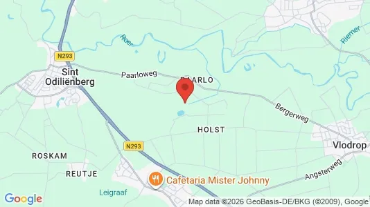 Houses for rent i Roerdalen - kort over placeringen