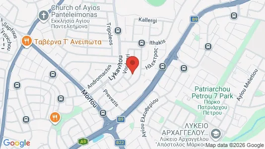 Apartments for rent i Nicosia Egkomi - kort over placeringen