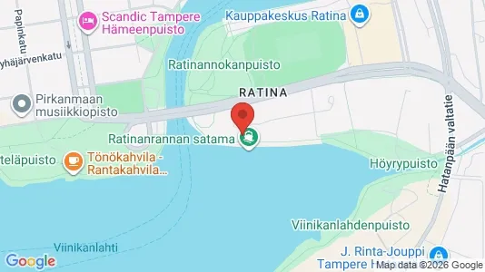 Apartments for rent i Tampere Keskinen - kort over placeringen