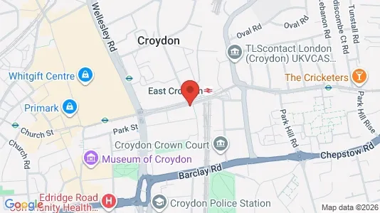 Apartments for rent i Croydon - Surrey - kort over placeringen
