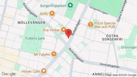 Apartments for rent i Malmö City - kort over placeringen