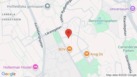Apartments for rent i Johanneberg - kort over placeringen