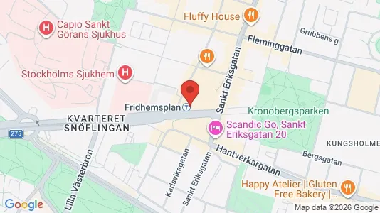 Apartments for rent i Kungsholmen - kort over placeringen