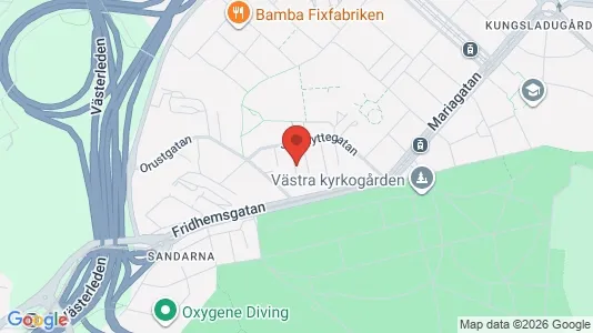 Apartments for rent i Majorna-Linné - kort over placeringen