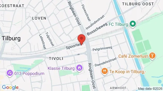 Apartments for rent i Tilburg - kort over placeringen