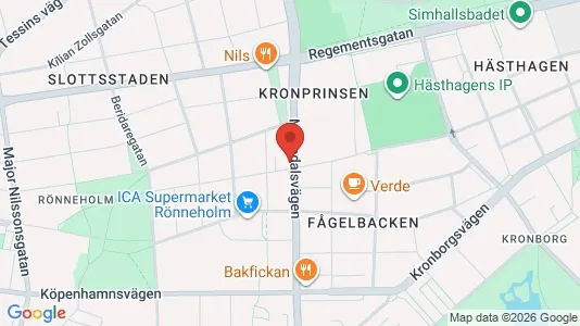 Apartments for rent i Malmö City - kort over placeringen