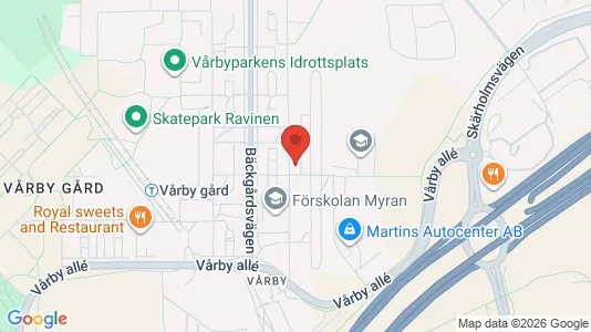Apartments for rent i Huddinge - kort over placeringen