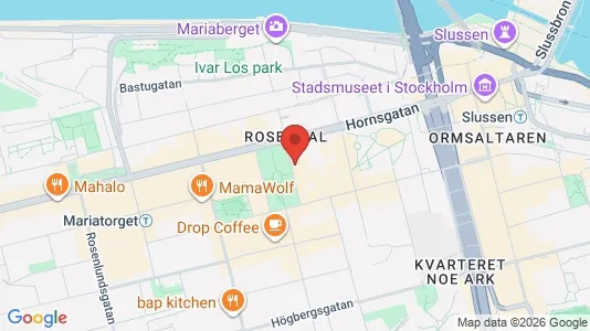 Apartments for rent i Södermalm - kort over placeringen
