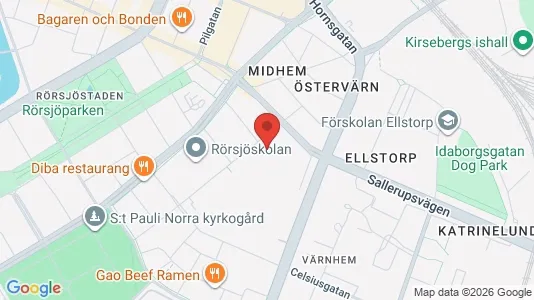 Apartments for rent i Malmö City - kort over placeringen
