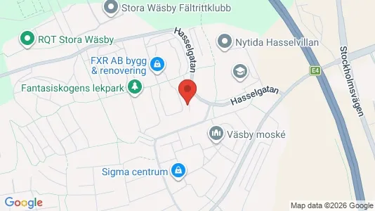 Apartments for rent i Upplands Väsby - kort over placeringen
