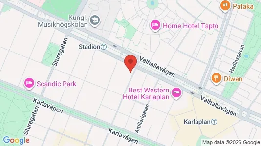 Apartments for rent i Östermalm - kort over placeringen