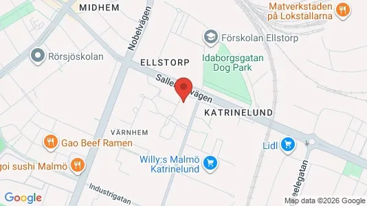 Apartments for rent i Malmö City - kort over placeringen