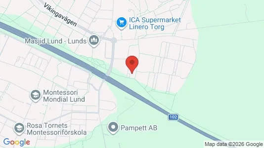 Apartments for rent i Lund - kort over placeringen