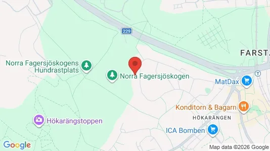 Apartments for rent i Stockholm South - kort over placeringen