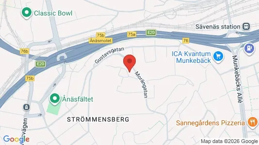 Apartments for rent i Örgryte-Härlanda - kort over placeringen