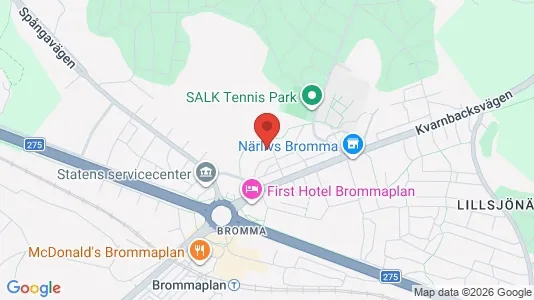 Apartments for rent i Stockholm West - kort over placeringen
