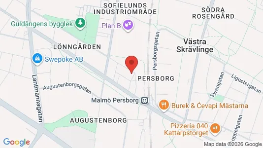 Apartments for rent i Sofielund - kort over placeringen