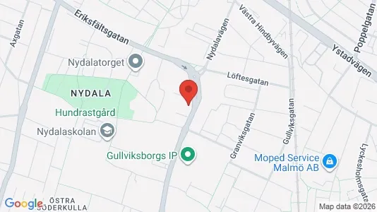 Apartments for rent i Malmö City - kort over placeringen