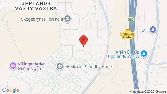 Apartments for rent i Upplands Väsby - kort over placeringen